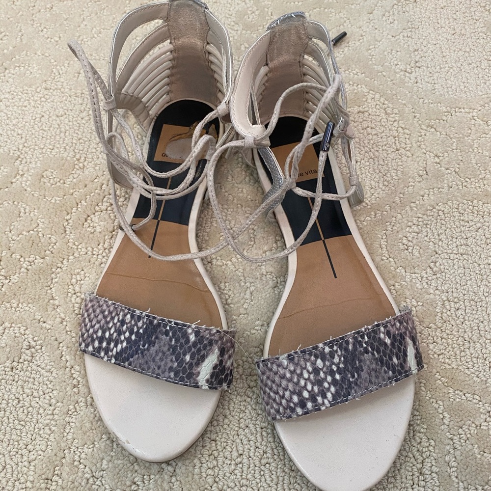 Snakeskin sandals